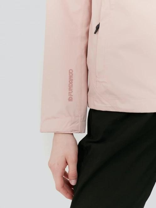Fundango Piora Waterproof Jacket damski plaszcz przeciwdeszczowy różowy 6