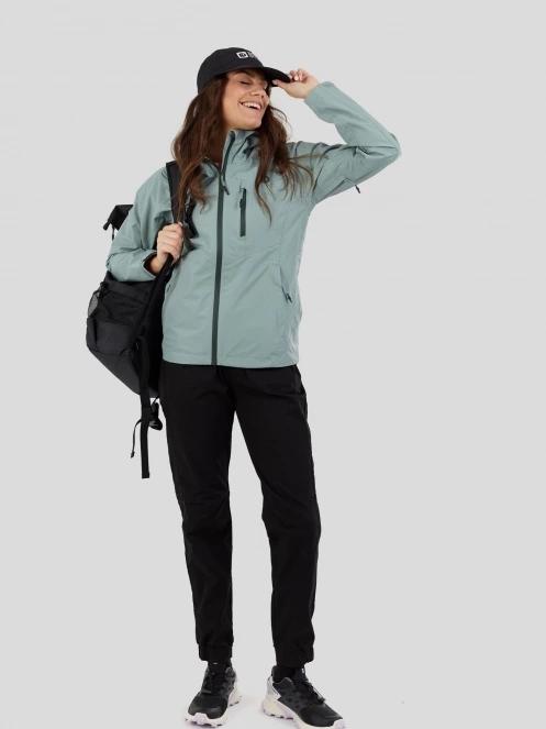 Fundango Piora Waterproof Jacket damski plaszcz przeciwdeszczowy zielony 5