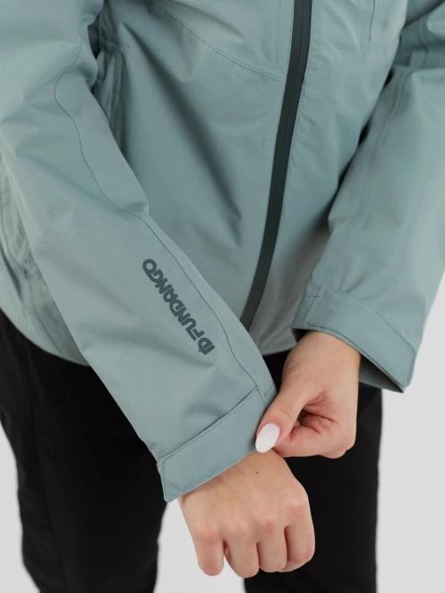 Fundango Piora Waterproof Jacket damski plaszcz przeciwdeszczowy zielony 7