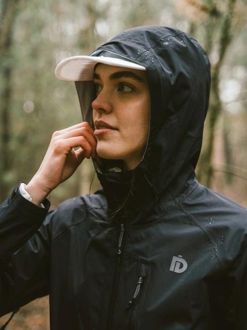 Fundango Piora Waterproof Jacket damski plaszcz przeciwdeszczowy czarny 13