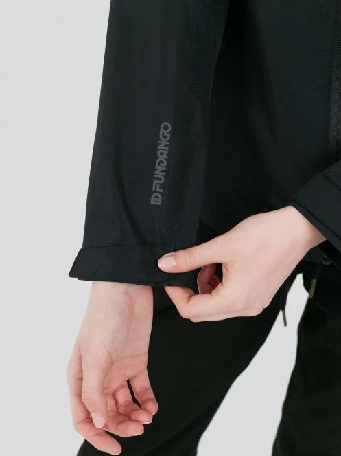 Fundango Piora Waterproof Jacket damski plaszcz przeciwdeszczowy czarny 8