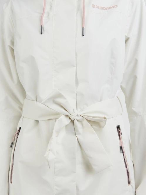 Fundango Regina Waterproof Trench Jacket damski plaszcz przeciwdeszczowy piasek 7