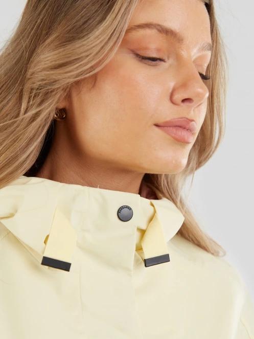 Fundango Zhuri Waterproof Jacket damski plaszcz przeciwdeszczowy żółty 5