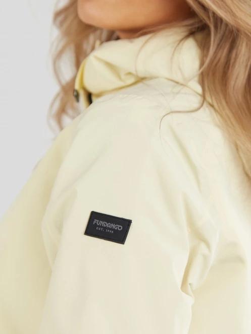 Fundango Zhuri Waterproof Jacket damski plaszcz przeciwdeszczowy żółty 6