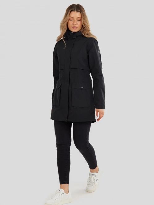 Fundango Zhuri Waterproof Jacket damski plaszcz przeciwdeszczowy czarny 4