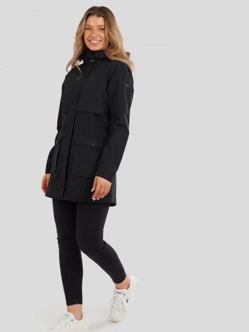 Fundango Zhuri Waterproof Jacket damski plaszcz przeciwdeszczowy czarny 5