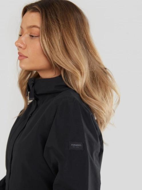 Fundango Zhuri Waterproof Jacket damski plaszcz przeciwdeszczowy czarny 8