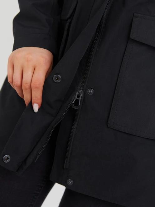 Fundango Zhuri Waterproof Jacket damski plaszcz przeciwdeszczowy czarny 9