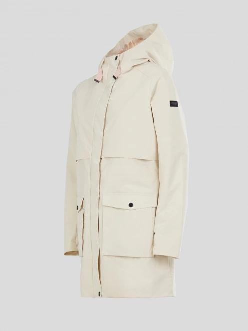 Fundango Zhuri Waterproof Jacket damski plaszcz przeciwdeszczowy piasek 11