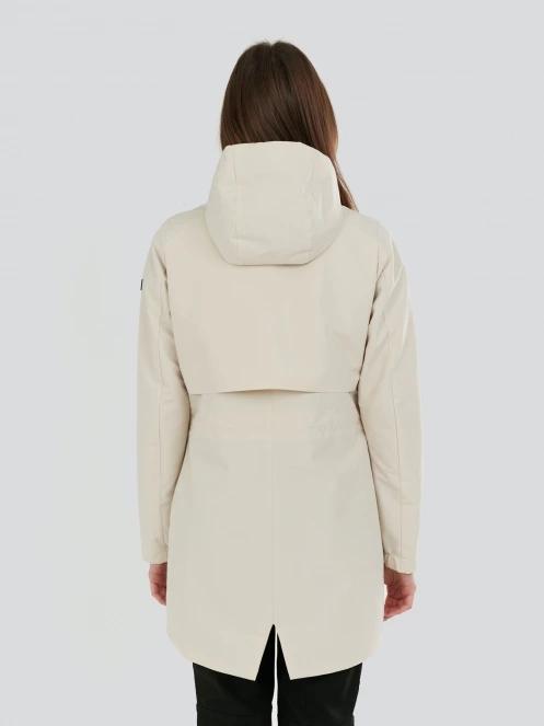 Fundango Zhuri Waterproof Jacket damski plaszcz przeciwdeszczowy piasek 3