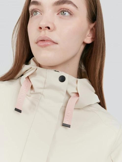 Fundango Zhuri Waterproof Jacket damski plaszcz przeciwdeszczowy piasek 6