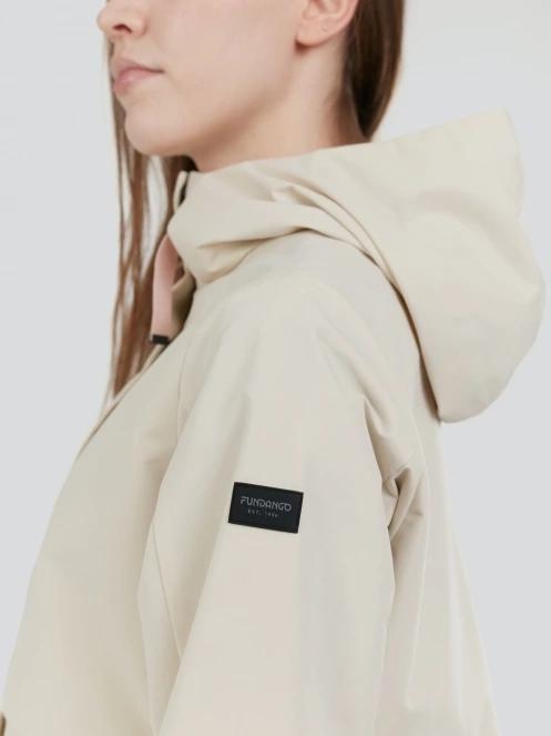 Fundango Zhuri Waterproof Jacket damski plaszcz przeciwdeszczowy piasek 7
