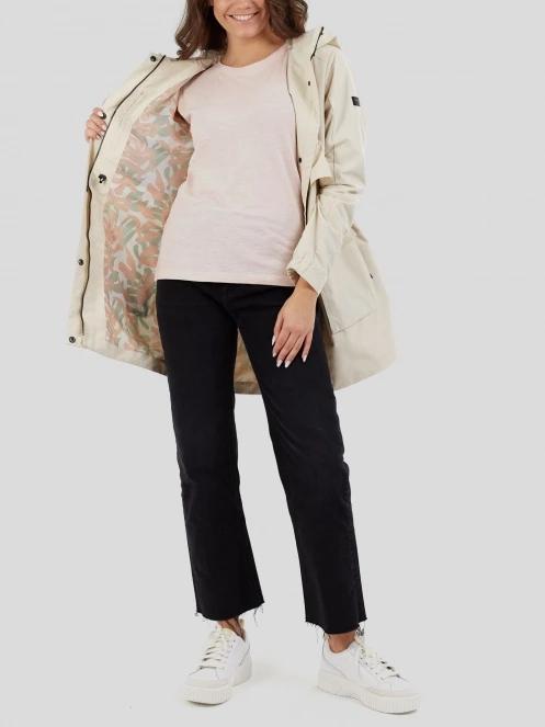 Fundango Zhuri Waterproof Jacket damski plaszcz przeciwdeszczowy piasek 9