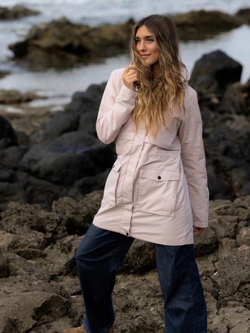Fundango Zhuri Waterproof Jacket damski plaszcz przeciwdeszczowy różowy 12