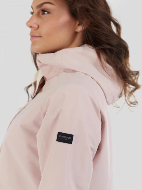 Fundango Zhuri Waterproof Jacket damski plaszcz przeciwdeszczowy różowy 6