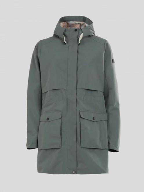 Fundango Zhuri Waterproof Jacket damski plaszcz przeciwdeszczowy zielony 8