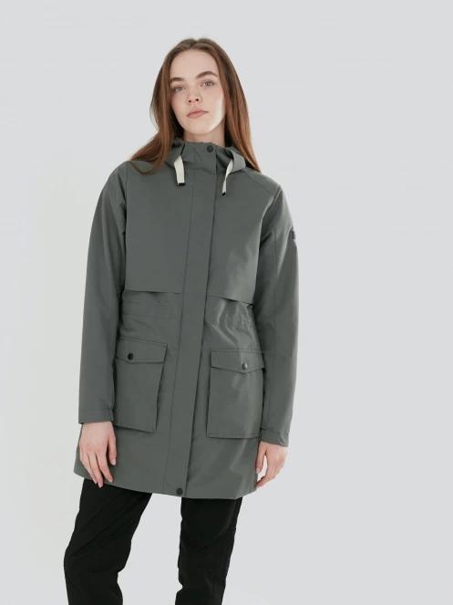 Fundango Zhuri Waterproof Jacket damski plaszcz przeciwdeszczowy zielony 2
