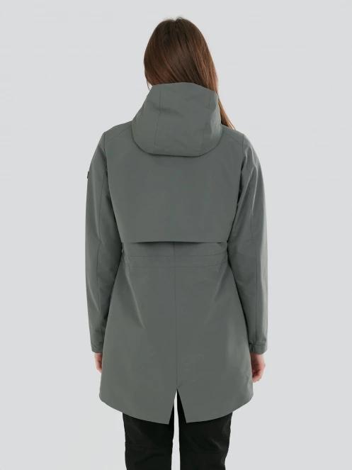 Fundango Zhuri Waterproof Jacket damski plaszcz przeciwdeszczowy zielony 3