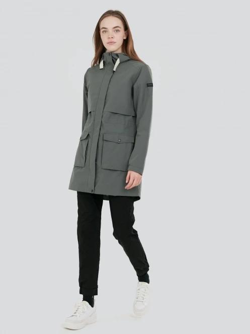 Fundango Zhuri Waterproof Jacket damski plaszcz przeciwdeszczowy zielony 4