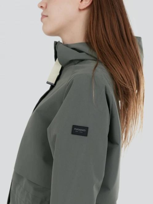 Fundango Zhuri Waterproof Jacket damski plaszcz przeciwdeszczowy zielony 5