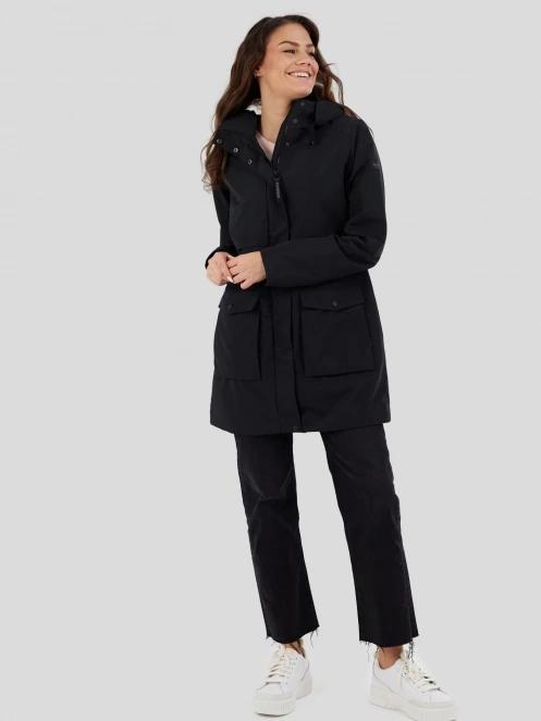 Fundango Zhuri Waterproof Jacket damski plaszcz przeciwdeszczowy czarny 4