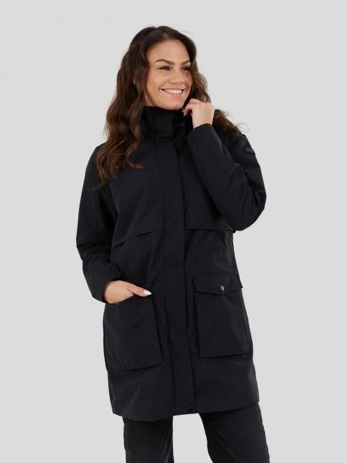 Fundango Zhuri Waterproof Jacket damski plaszcz przeciwdeszczowy czarny 5