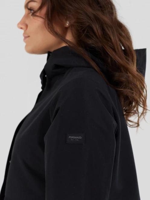 Fundango Zhuri Waterproof Jacket damski plaszcz przeciwdeszczowy czarny 6