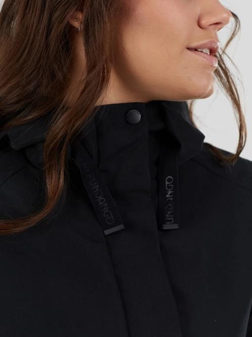 Fundango Zhuri Waterproof Jacket damski plaszcz przeciwdeszczowy czarny 8