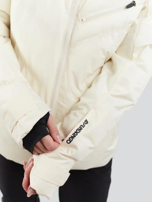 Fundango Elyra Fur Padded Jacket damski kurtka narciarska biały 8