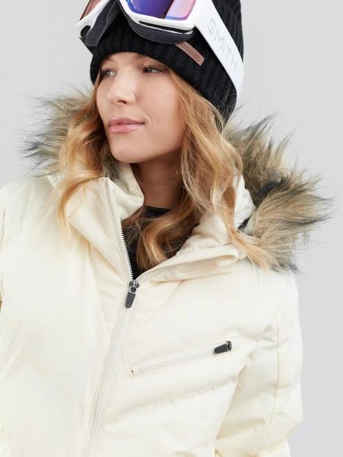 Fundango Elyra Fur Padded Jacket damski kurtka narciarska biały 9