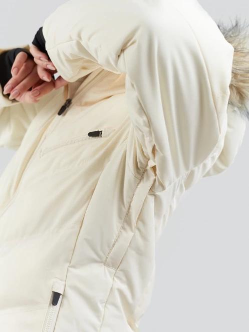 Fundango Elyra Fur Padded Jacket damski kurtka narciarska biały 10