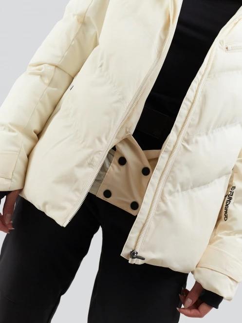 Fundango Elyra Fur Padded Jacket damski kurtka narciarska biały 11
