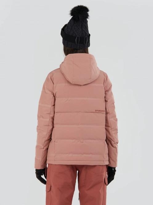 Fundango Everett Padded Jacket damski pikowana kurtka narciarska różowy 3