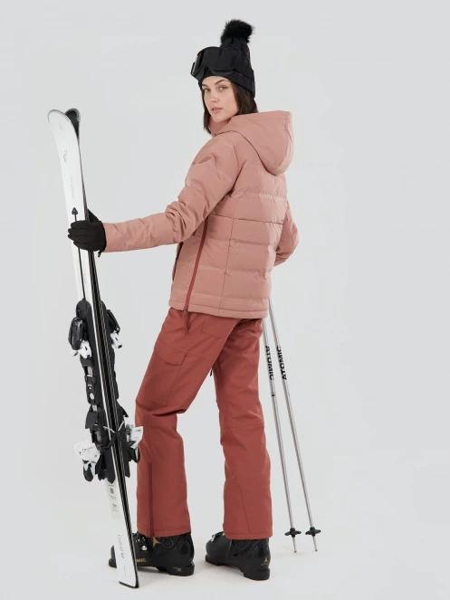 Fundango Everett Padded Jacket damski pikowana kurtka narciarska różowy 4
