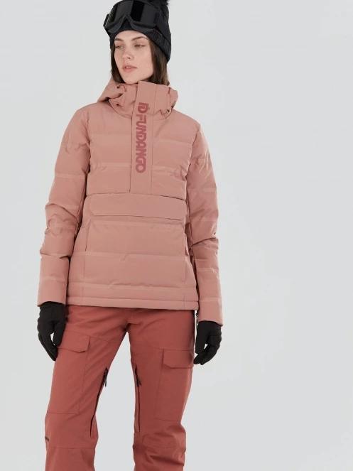 Fundango Everett Padded Jacket damski pikowana kurtka narciarska różowy 5
