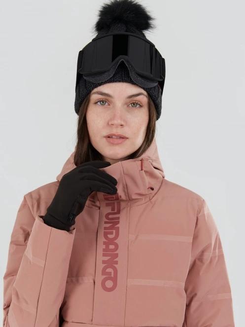 Fundango Everett Padded Jacket damski pikowana kurtka narciarska różowy 6