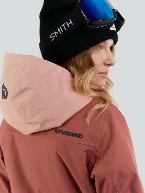 Fundango Poplar ECO Jacket damski kurtka narciarska różowy 11