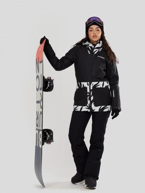 Fundango Poplar ECO Jacket damski kurtka narciarska czarny 4