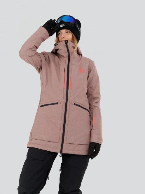 Fundango Pemberton ECO Allmountain Jacket damski kurtka narciarska różowy 2