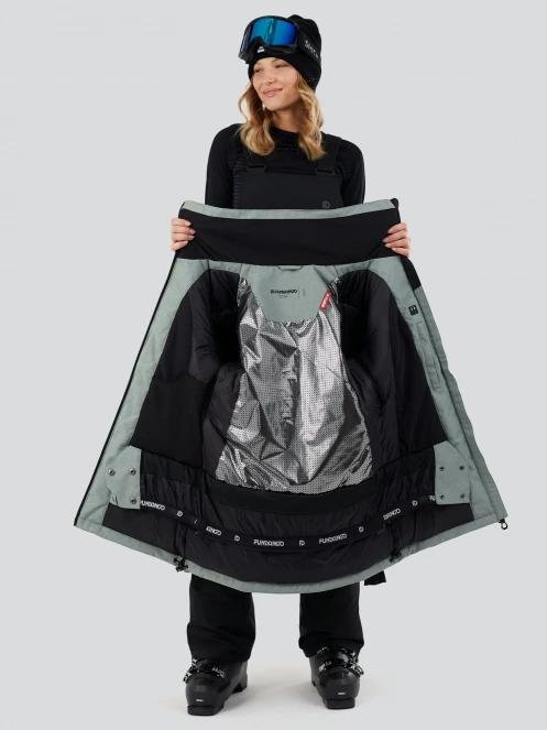 Fundango Pemberton ECO Allmountain Jacket damski kurtka narciarska zielony 5