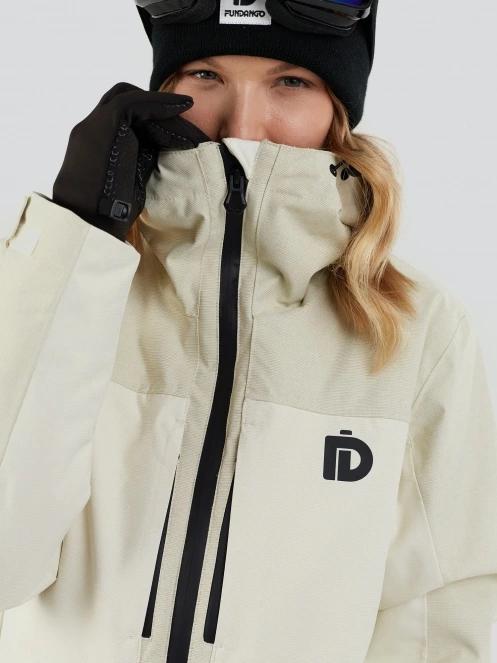 Fundango Pemberton ECO Allmountain Jacket damski kurtka narciarska biały 6