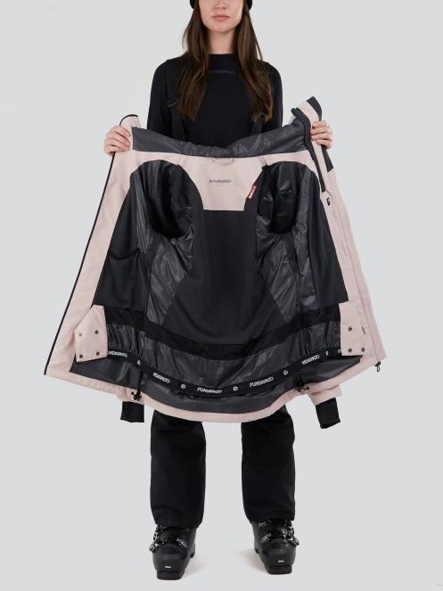 Fundango Nashua Allmountain Jacket damski kurtka narciarska różowy 5
