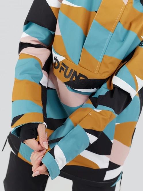 Fundango Birch ECO Logo Anorak damski kurtka narciarska szary 7
