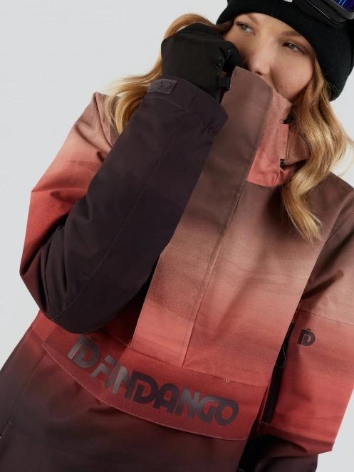 Fundango Birch ECO Logo Anorak damski kurtka narciarska różowy 5