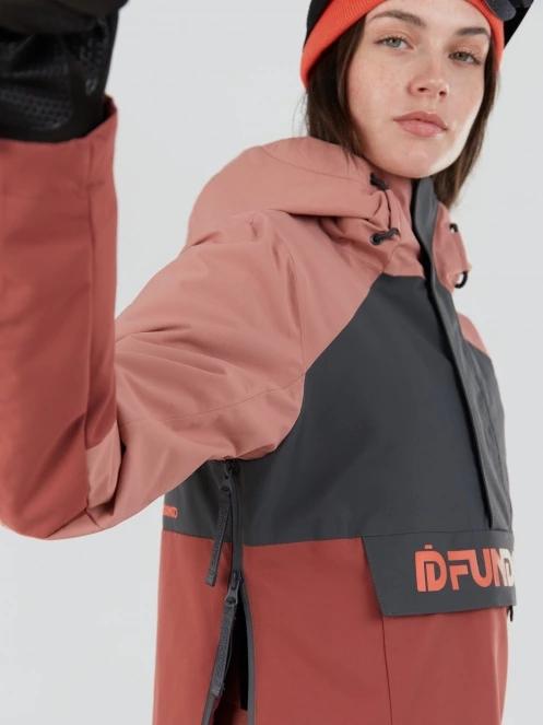 Fundango Birch ECO Logo Anorak damski kurtka narciarska różowy 7