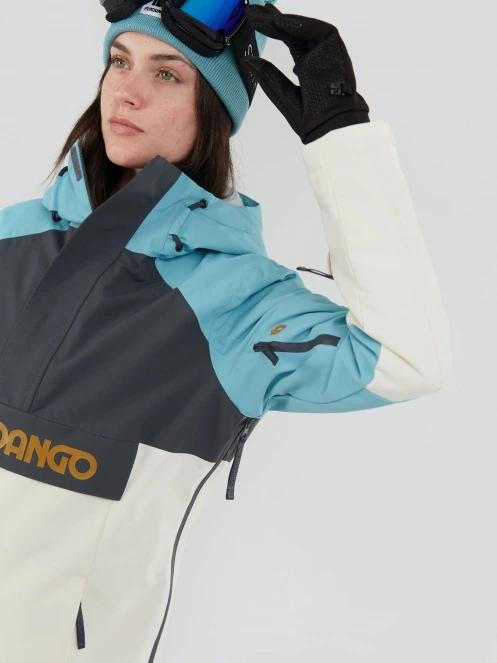 Fundango Birch ECO Logo Anorak damski kurtka narciarska jasnoniebieski 6