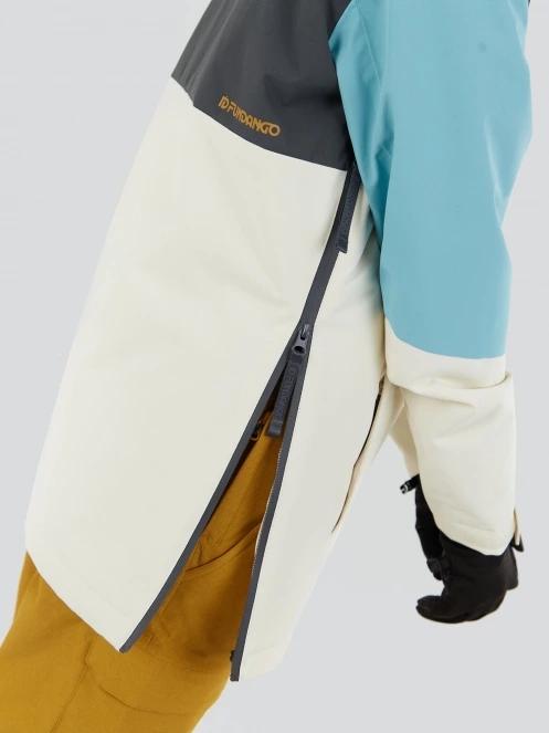 Fundango Birch ECO Logo Anorak damski kurtka narciarska jasnoniebieski 7