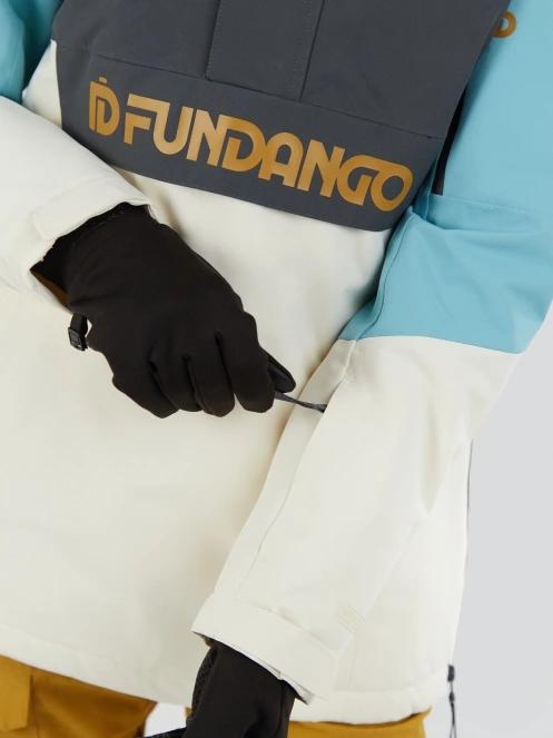 Fundango Birch ECO Logo Anorak damski kurtka narciarska jasnoniebieski 8
