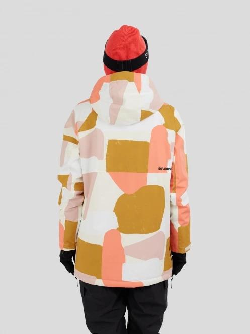 Fundango Birch ECO Logo Anorak damski kurtka żółty 3