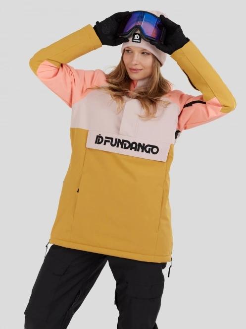 Fundango Birch ECO Logo Anorak damski kurtka różowy 6